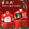 Factory direct sales Christmas mini print camera with Wi-Fi, rotating lens, children's digital camera, student birthday gift details Picture